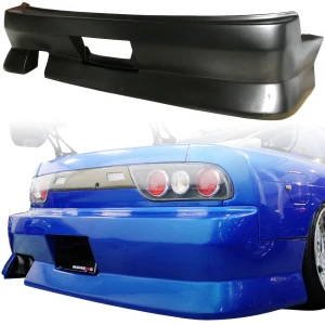 FRP BSPO Blister Wide Body Rear Bumper > Nissan 240SX 1989-1994 > 3dr Hatch - image 1