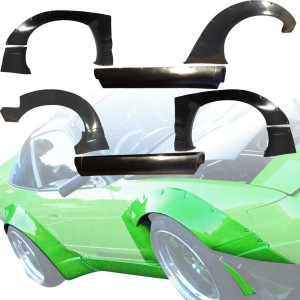 VSaero FRP TKYO v2 Wide Body Flares w Side Skirts 8pc > Nissan 240SX 1989-1994 > 2/3dr - image 1