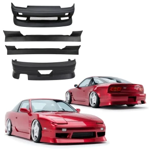 FRP URA v4 Body Kit 4pc > Nissan 240SX 1989-1994 > 3dr Hatch - image 1