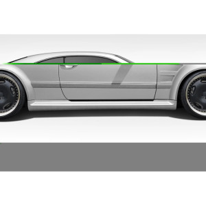 1998-2002 Mercedes CLK W208 Black Series Look Wide Body Side Skirts Rocker Panels - 2 Piece - image 1