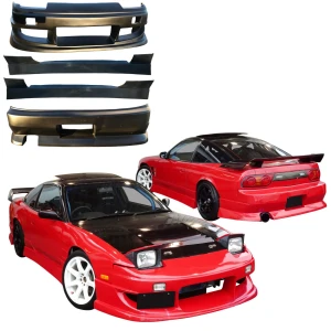 FRP WOR9 Body Kit 4pc > Nissan 240SX 1989-1994 > 3dr Hatch - image 1