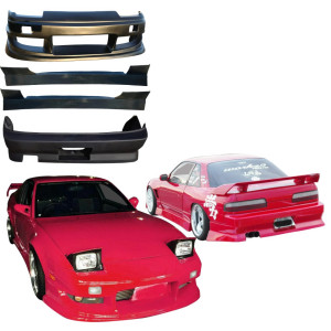 VSaero FRP WOR9 Body Kit 4pc for Nissan 240SX 1989-1994 > 2dr Coupe - image 1