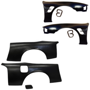 VSaero FRP SMAD Wide Body Fenders Set 30/30mm > Nissan 240SX (S14) 1995-1996 - image 1
