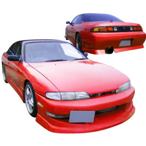 VSaero FRP WOR9 v1 Body Kit 4pc > Nissan 240SX (S14) 1995-1996 - image 1