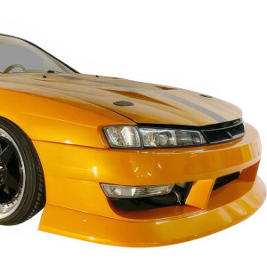 VSaero FRP BSPO Blister Wide Body Front Bumper > Nissan 240SX (S14) 1997-1998 - image 1