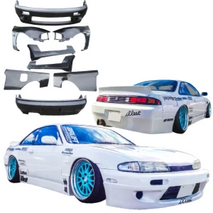 FRP TKYO v1 Wide Body Kit 8pc > Nissan 240SX (S14) 1995-1996 - image 1