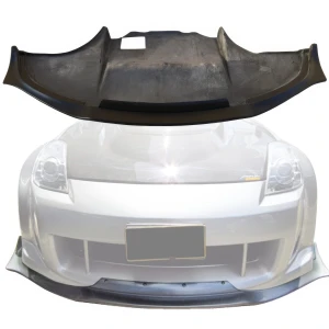 FRP AMU Front Bumper Diffuser > Nissan 350Z (Z33) 2003-2008 - image 1