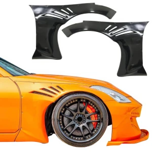 FRP TKYO Wide Body Fender Flares (front) 2pc 40mm > Nissan 350Z (Z33) 2003-2008 - image 1