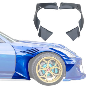VSaero FRP TKYO Wide Body Fender Flares w Extension (front) 40mm > Nissan 350Z (Z33) 2003-2008 - image 1