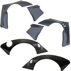 VSaero FRP TKYO Wide Body Fender Flare Set 6pc > Nissan 350Z (Z33) 2003-2008 - image 1