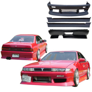VSaero FRP URA Body Kit 4pc > Nissan Cefiro (A31) 1988-1993 - image 1