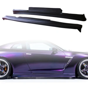 FRP CWE Side Skirts > Nissan GT-R GTR (R35) 2009-2024 - image 1