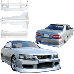 VSaero FRP WOND Body Kit 4pc for Nissan Laurel (C35) 1998-2002 - image 1 VSaero FRP WOND Body Kit 4pc for Nissan Laurel (C35) 1998-2002 - image 1