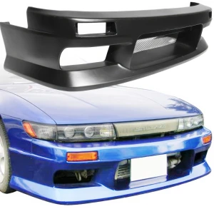 FRP MSPO v2 Front Bumper > Nissan Silvia (S13) 1989-1994 - image 1