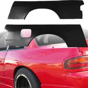 VSaero FRP TKYO v1 Wide Body 30mm Fenders (rear) for Nissan 240SX 1989-1994 > 2dr Coupe - image 1