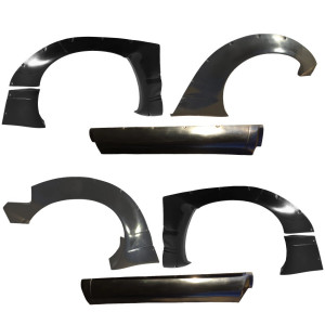 VSaero FRP TKYO v2 Wide Body Flares & Side Skirts 6pc > Nissan Silvia (S13) 1989-1994 > 2dr Coupe - image 1