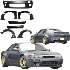 VSaero FRP TKYO v2 Wide Body Kit 7pc for Nissan Silvia (S13) 1989-1994 > 2dr Coupe - image 1 VSaero FRP TKYO v2 Wide Body Kit 7pc for Nissan Silvia (S13) 1989-1994 > 2dr Coupe - image 1