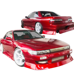 VSaero FRP URA v4 Body Kit 4pc > Nissan Silvia (S13) 1989-1994 > 2dr Coupe - image 1