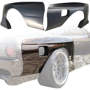 VSaero FRP TKYO Wide Body Fender Flares (rear) 60mm > Nissan Skyline (R32) GTR 1990-1994 > 2dr Coupe - image 1