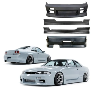 FRP MSPO Body Kit 4pc > Nissan Skyline (R33) GTS 1993-1995 > 2dr Coupe - image 1