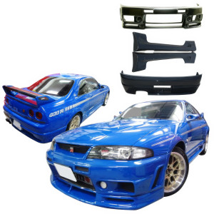 VSaero FRP NISM 400R Body Kit 4pc > Nissan Skyline (R33) GTS 1995-1998 > 2dr Coupe - image 1
