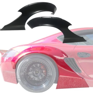 FRP TKYO v1 Wide Body Fender Flares (rear) 100mm > Porsche Cayman (987) 2006-2008 - image 1