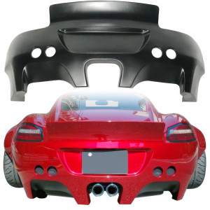 VSaero FRP TKYO v1 Wide Body Rear Bumper for Porsche Cayman (987) 2006-2008 - image 1 VSaero FRP TKYO v1 Wide Body Rear Bumper for Porsche Cayman (987) 2006-2008 - image 1