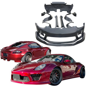 VSaero FRP TKYO v2 Wide Body Kit for Porsche Cayman (987) 2006-2008 - image 1 VSaero FRP TKYO v2 Wide Body Kit for Porsche Cayman (987) 2006-2008 - image 1