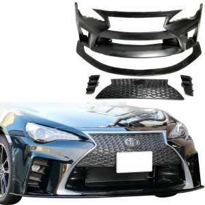 FRP AG GT-F Front Bumper w Grille 5pc > Scion FR-S 2013-2016 - image 1