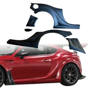 FRP VAR Wide Body Fenders (rear) 5pc 65mm > Subaru BRZ 2013-2021 - image 1