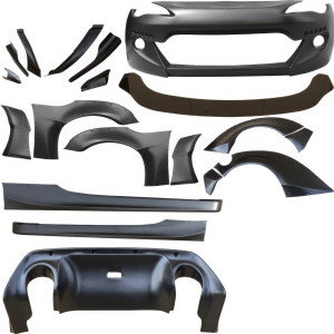 VSaero FRP TKYO v2 Wide Body Kit 19pc for Subaru BRZ (ZN6) 2013-2020 - image 1 VSaero FRP TKYO v2 Wide Body Kit 19pc for Subaru BRZ (ZN6) 2013-2020 - image 1
