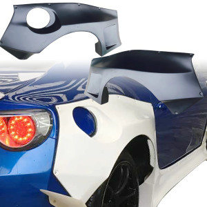 FRP TKYO v3 Wide Body Fenders Flares (rear) 90mm > Subaru BRZ (ZN6) 2013-2020 - image 1