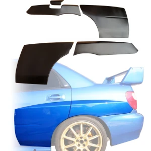 FRP LSPO WRC Wide Body Tapered Fender Flares (rear) 5pc > Subaru Impreza WRX 2002-2007 > 4dr Sedan - image 1