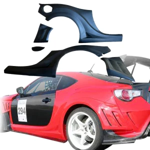 FRP VAR Wide Body Fenders (rear) 5pc 65mm > Toyota 86 2017-2021 - image 1