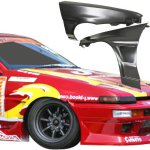 VSaero FRP JBLO Wide Body Fenders (front) 20mm > Toyota Corolla (AE86) Trueno 1984-1987 > 2/3dr - image 1