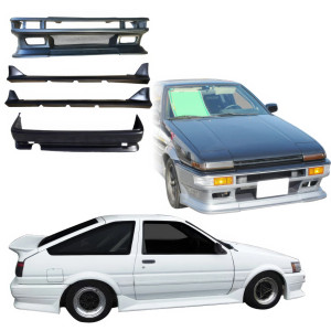 VSaero FRP JBLO Body Kit 4pc > Toyota Corolla (AE86) 1984-1987 > 2/3dr - image 1