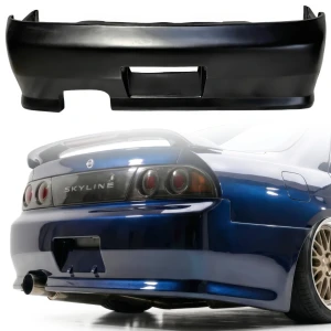FRP FKON Rear Bumper > Nissan Skyline (R33) GTS 1993-1998 > 4dr Sedan - image 1