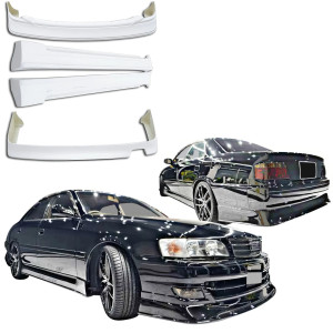 VSaero FRP TRAU Late Lip Body Kit 4pc > Toyota Chaser (JZX100) 1999-2000 - image 1