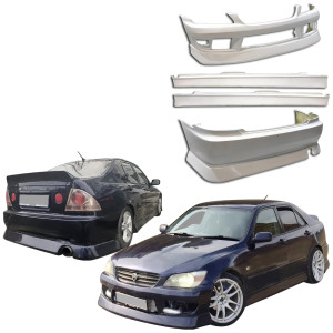 ModeloDrive FRP BSPO Body Kit 4pc > Lexus IS300 2000-2005> 4dr - image 1