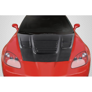 2005-2013 Chevrolet Corvette C6 World Challenge Look Hood - 1 Piece - image 1