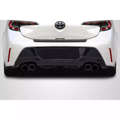 2019-2023 Toyota Corolla Hatchback Carbon Creations A Spec Rear Diffuser 3 Piece