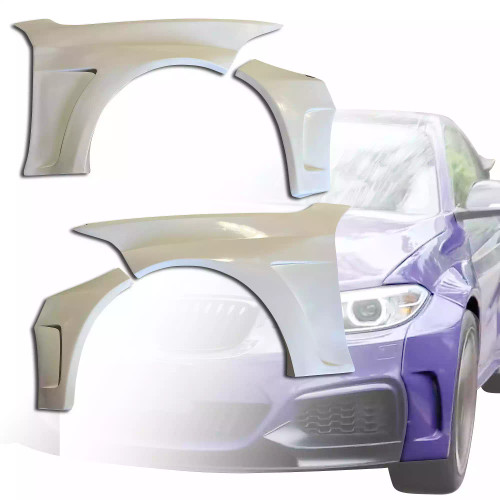 ModeloDrive FRP MHAR Wide Body Fenders (front) > BMW 2-Series F22 M-Sport 2014-2020 - image 1