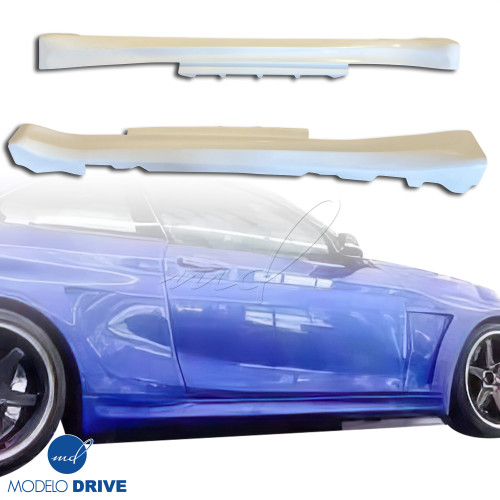 ModeloDrive FRP MHAR Wide Body Side Skirts > BMW 2-Series F22 2014-2020 - image 1