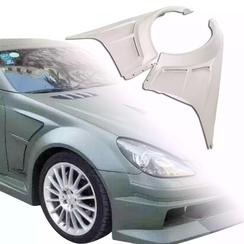 ModeloDrive FRP BLK Series Wide Body Fenders (front) > Mercedes-Benz SLK (R171) 2005-2011 - image 1