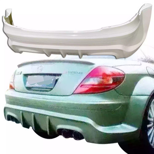 ModeloDrive FRP BLK Series Wide Body Rear Bumper > Mercedes-Benz SLK (R171) 2005-2011 - image 1