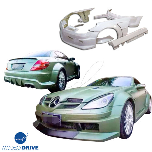 ModeloDrive FRP BLK Series Wide Body Kit > Mercedes-Benz SLK (R171) 2005-2011 - image 1