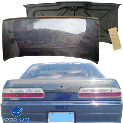 ModeloDrive Carbon Fiber OER Trunk > Nissan 240SX S13 1989-1994 > 2dr Coupe - image 1