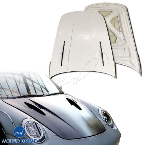ModeloDrive Partial Carbon Fiber MDES Hood Frunk (front) > Porsche 911 (997) 2005-2012 - image 1