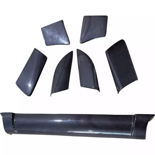 ModeloDrive Carbon Fiber TART Accessories Rear Fins Diffuser > Porsche 911 (996) 1999-2004 - image 1