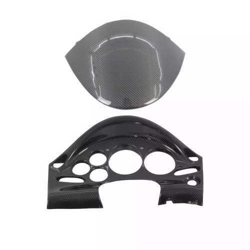 ModeloDrive Carbon Fiber LHD Cluster Surround Trim 2pc > Mazda RX-7 (FD3S) 1993-1997 - image 1